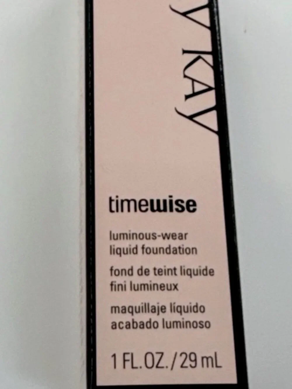 NEW Mary Kay Timewise Liquid Foundation Ivory 4 Luminous Wear Normal Dry Skin